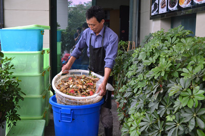 em菌发酵厨余垃圾